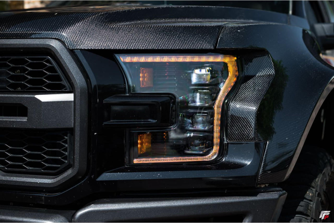 Morimoto XB LED Headlights: Ford F150 (15-17) (Pair / ASM / Amber DRL) (Gen 2) LF502-A.2-ASM 