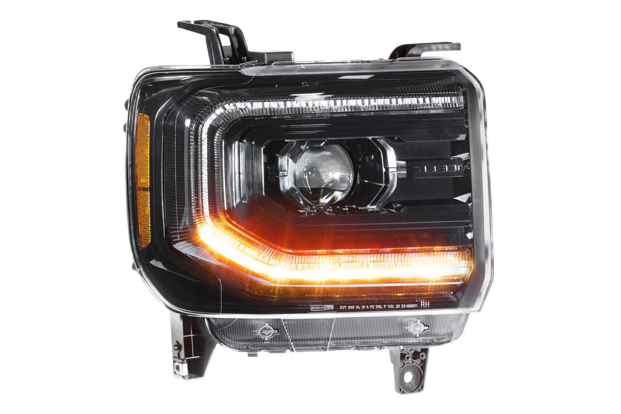 Morimoto XB LED Headlights: GMC Sierra (14-18) (Pair - ASM)