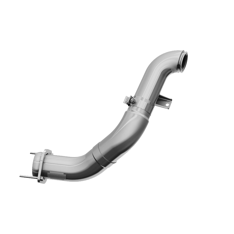 4 Inch Turbo Down Pipe Aluminized Steel For 11-15 Ford 6.7L Powerstroke MBRP
