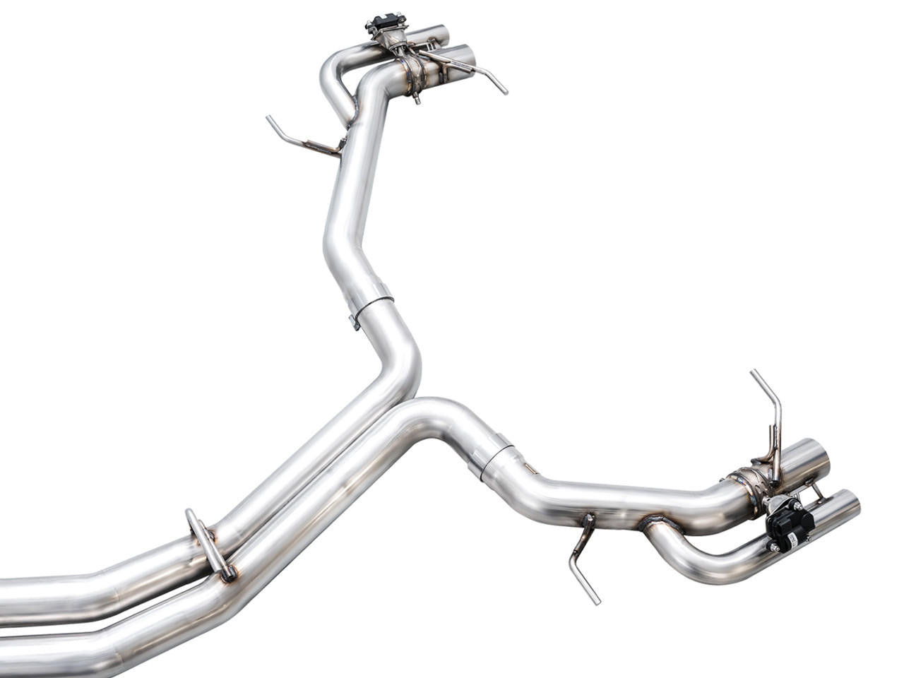AWE Tuning AWE SwitchPath Exhaust for C8 Audi RS 6/RS 7 - Diamond Black RS-style Tips 3025-33776 