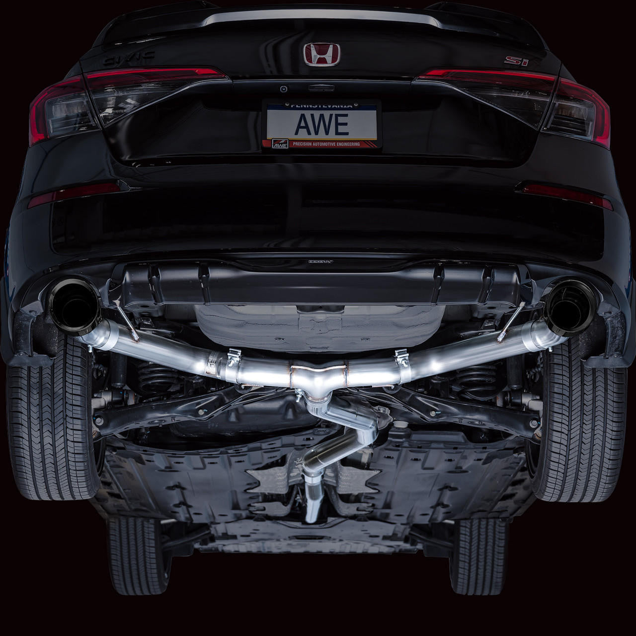AWE Tuning AWE Track Edition Exhaust for FE1 Civic Si/DE4 Acura Integra 3020-33331 