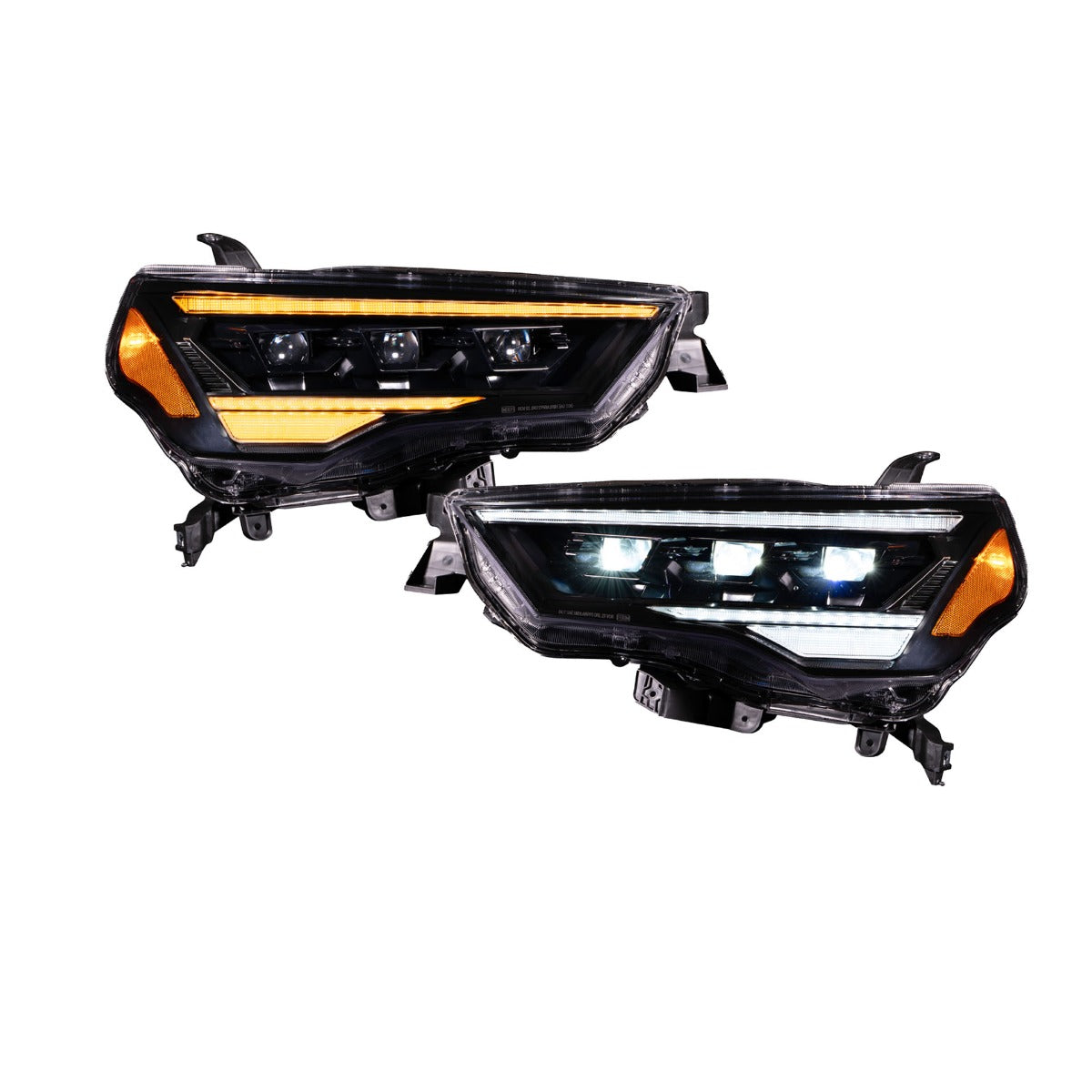 2014-2024 Toyota 4Runner Sequential LED Projector Headlights, Pair