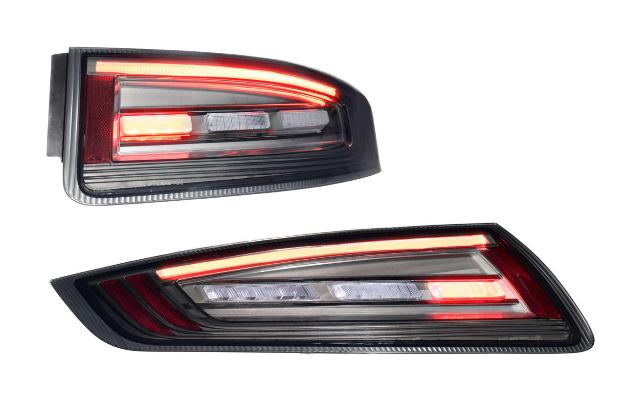 Morimoto XB LED Tail Lights: Porsche 997.1 (05-08) (Red / Smoked) VAR-LF740 