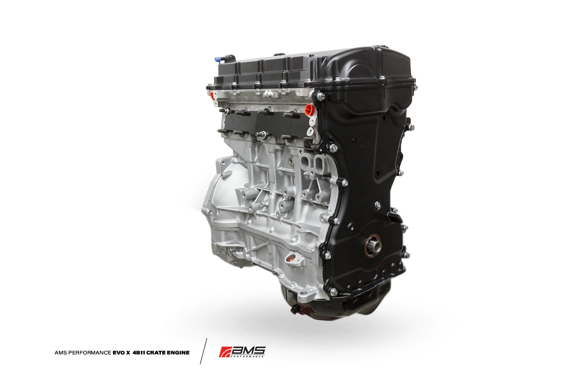 AMS Performance Mitsubishi Evolution X 4B11 2.0L Stage 2 Crate Engine - CNC Head, No Core