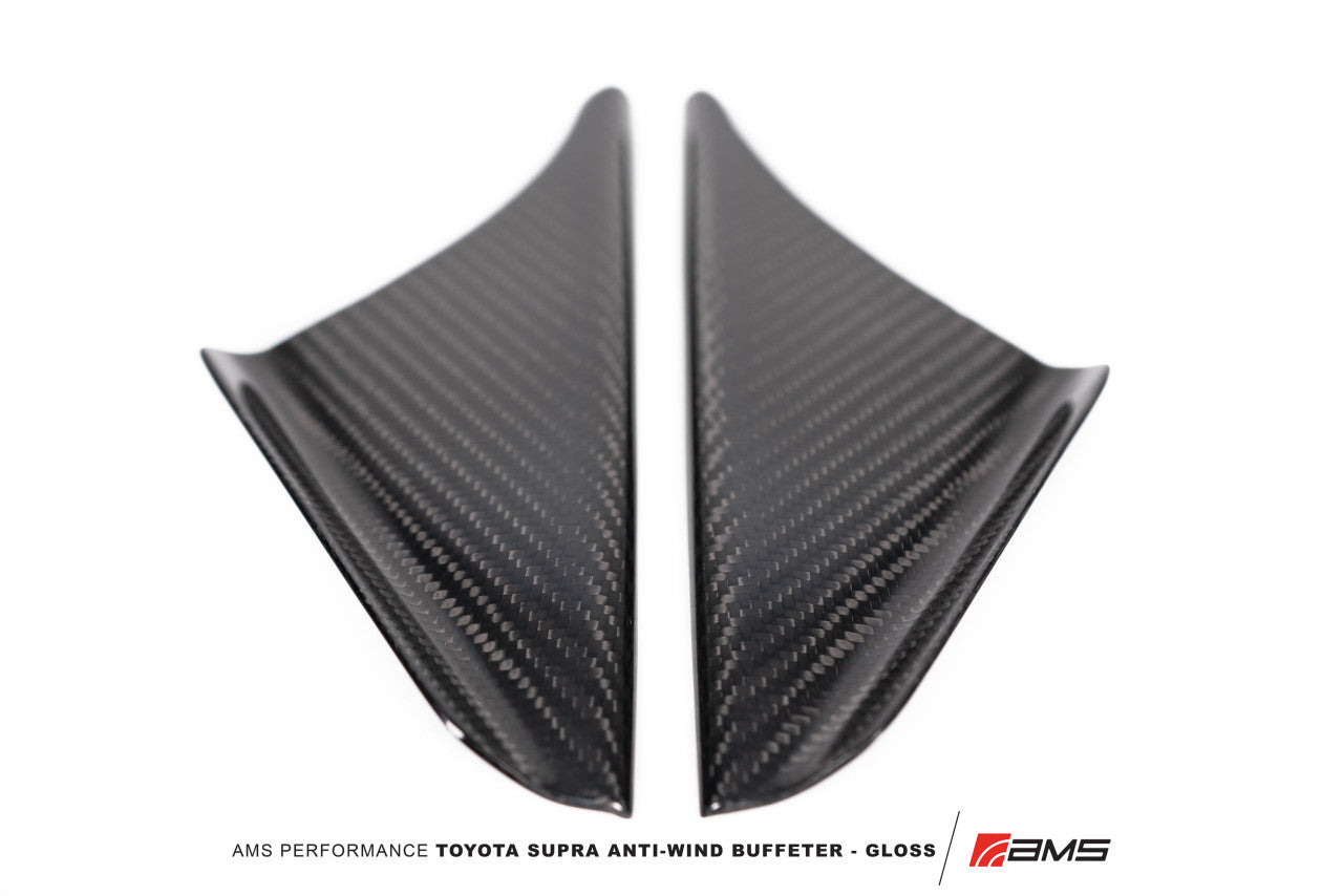 AMS Performance Toyota GR Supra Anti-Wind Buffeting Kit - Gloss Carbon