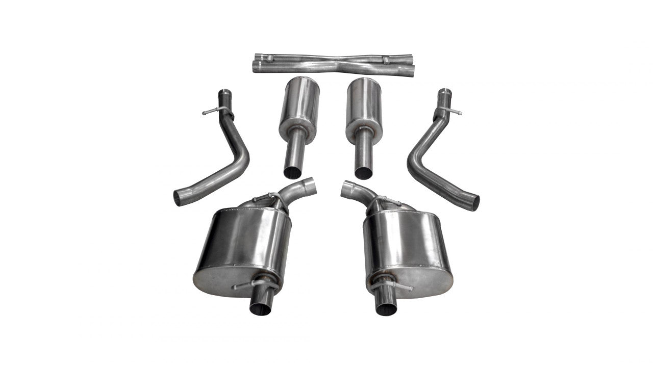 2.5 Inch Cat-Back Xtreme Dual Rear Exit Exhaust 15-17 Chrysler 300 R-T-15-16 Dodge Charger R-T (Not Daytona) 5.7L V8 Stainless Steel