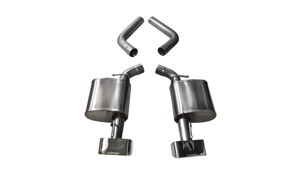 3.5 Inch Axle-Back Dual Rear Exit 15-18 Challenger with GTX2 Polished Pro-Series Tips