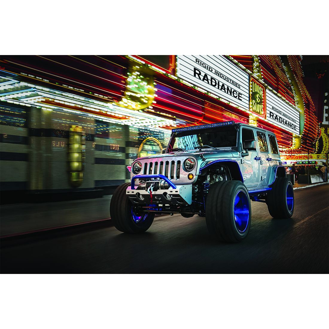 RIGID Industries Radiance Plus LED Light Bar, Broad-Spot Optic, 20 Inch With Red Backlight