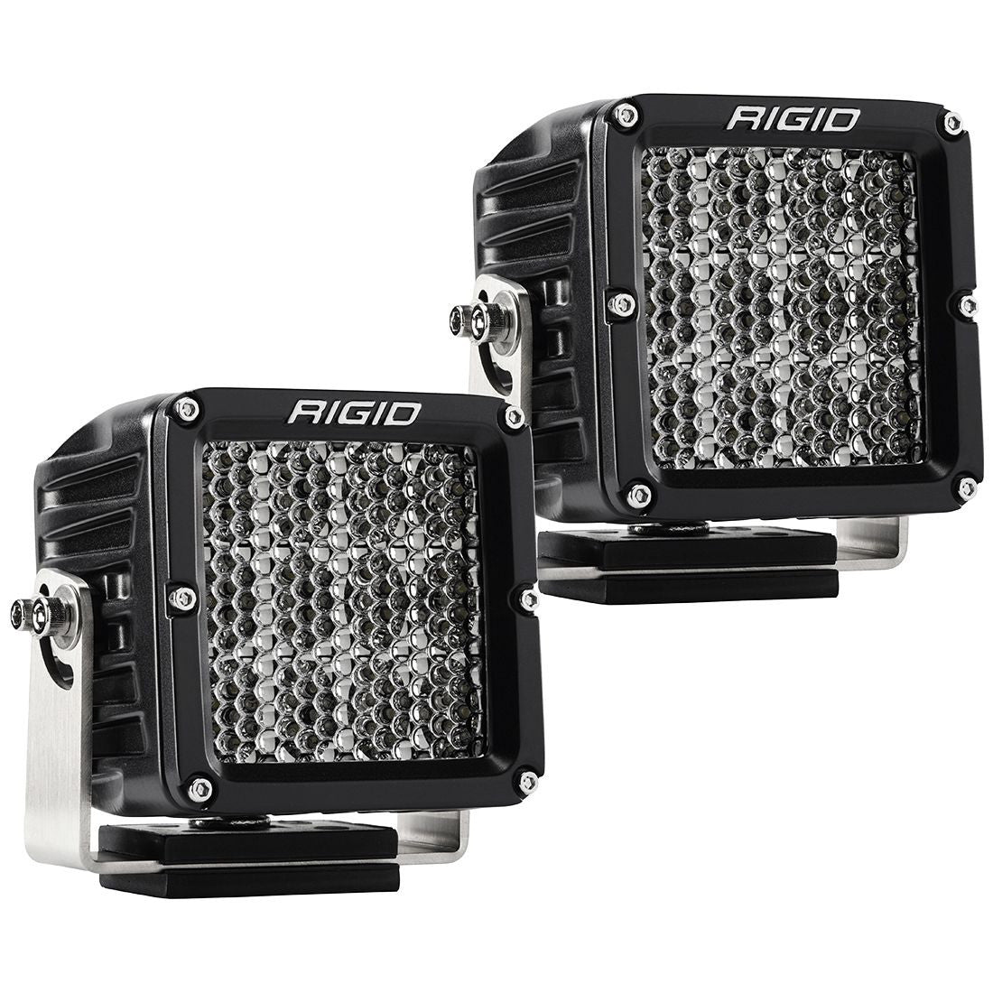 RIGID Industries D-XL PRO LED Light, Driving Diffused, Surface Mount, Black Housing, Pair