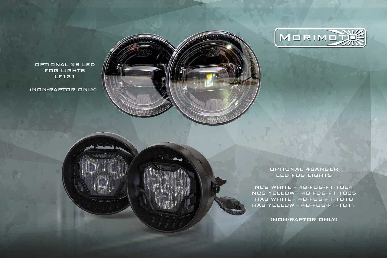 Morimoto XB LED Headlights: Ford F150 (09-14) (Pair - ASM)