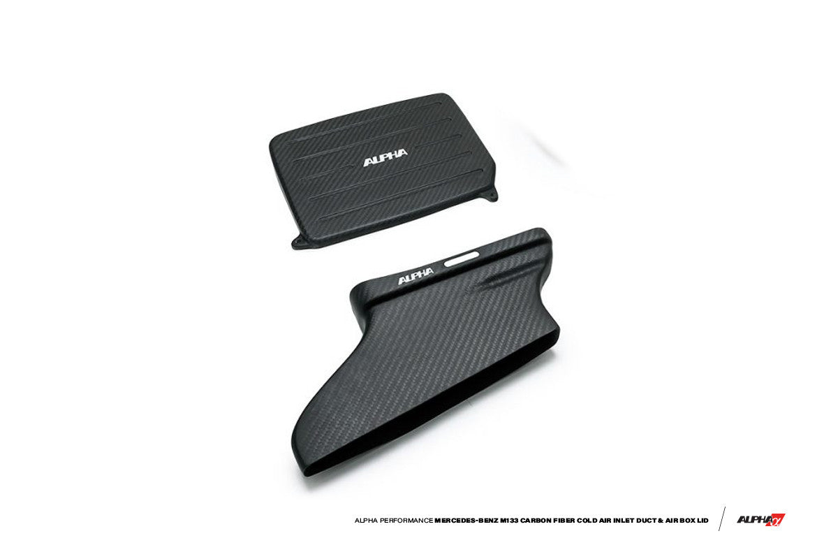 AMS Performance Mercedes-Benz 2.0L M133 AMG Carbon Fiber Cold Air Inlet Duct & Air Box Lid