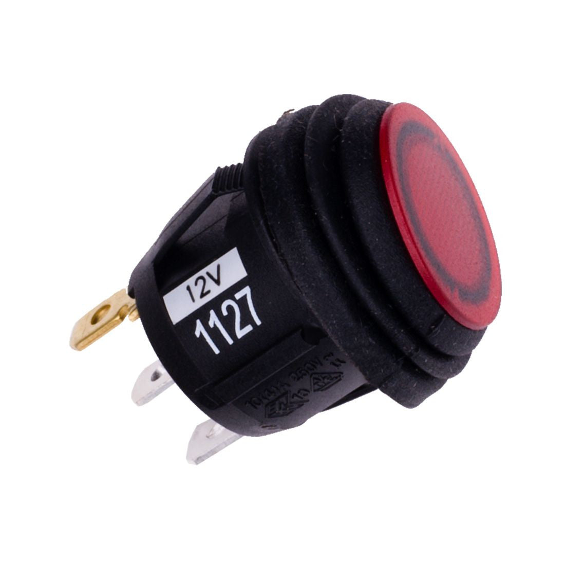 RIGID Industries 2 Position (On-Off) Rocker Switch, Red, Single