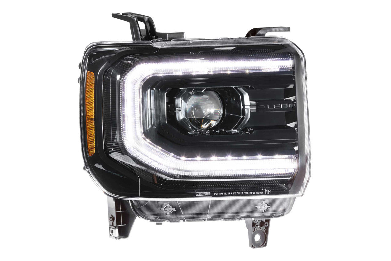 Morimoto XB LED Headlights: GMC Sierra (14-18) (Pair - ASM)