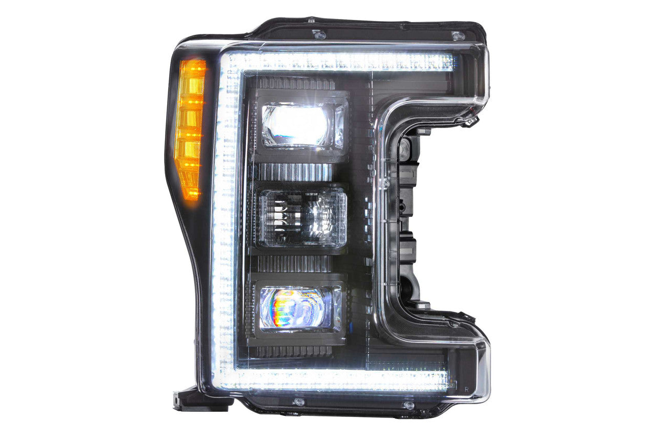 Morimoto XB Hybrid LED Headlights: Ford Super Duty (17-19) (Pair - ASM)