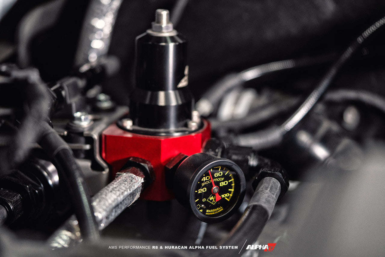 AMS Performance R8-Huracan Alpha Fuel System - Fuel Pressure Regulator + Fuel Line Kit