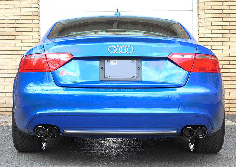 AWE Track Edition Exhaust System for B8 S5 4.2L - Chrome Silver Tips