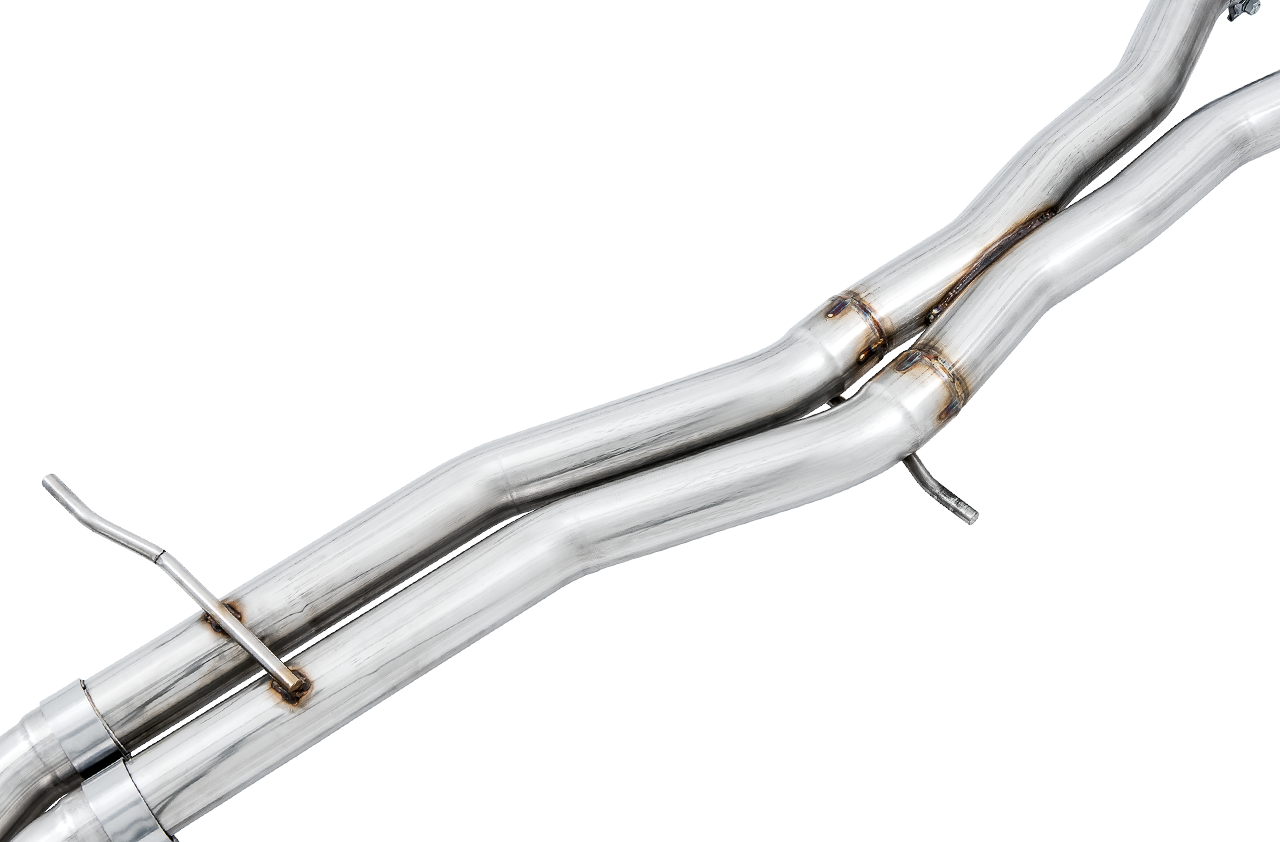 AWE SwitchPath Exhaust for Audi B9 S5 Coupe - Chrome Silver 102mm Tips