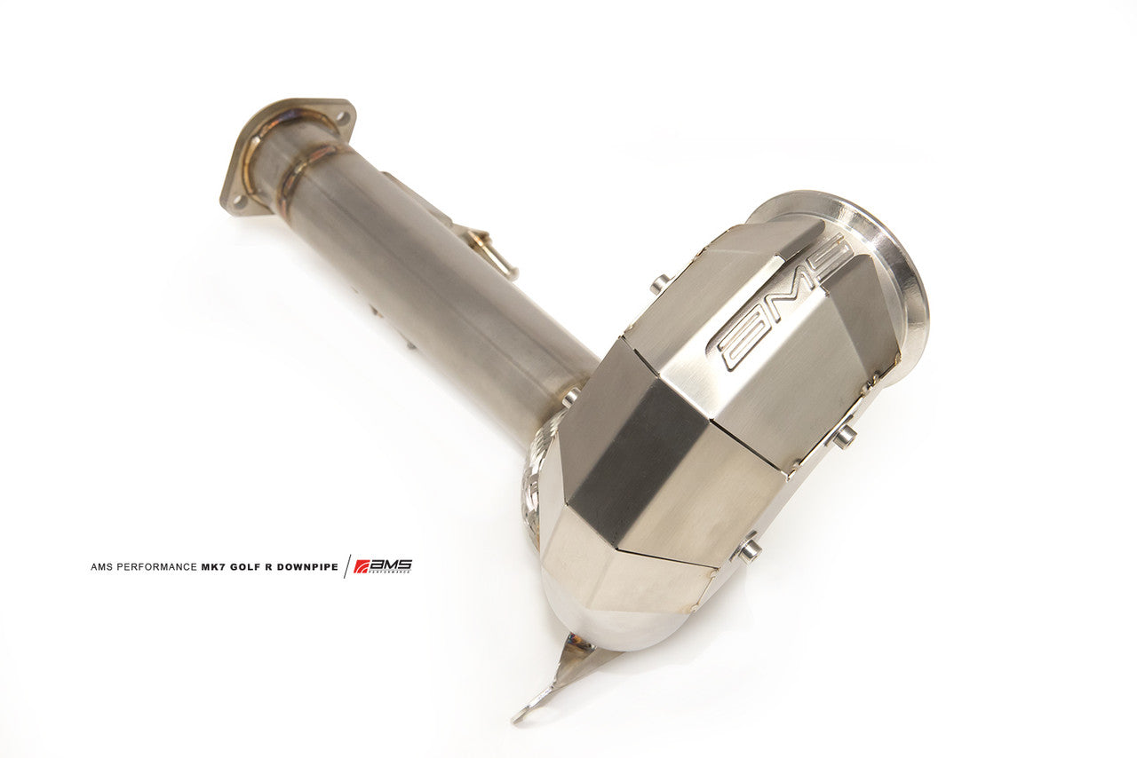 AMS Performance 2015+ VW MK7 Golf R Upgraded 3" Downpipe - Race