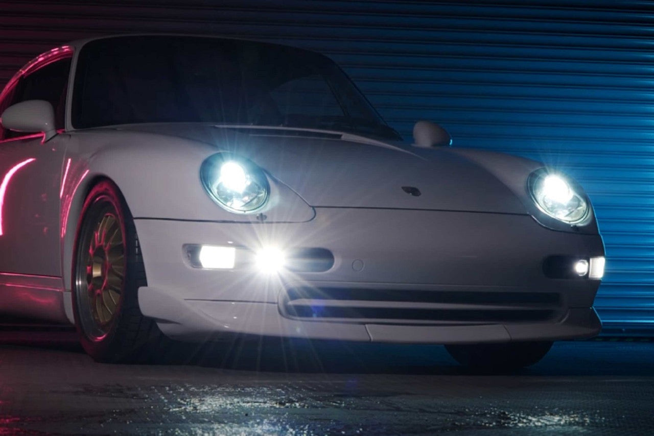 Morimoto XB LED Fogs: Type Porsche 993 (Pair - Paintable)