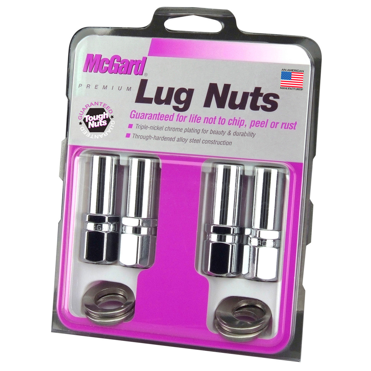 Mag-Shank Style Lug Nuts-Chrome 63000