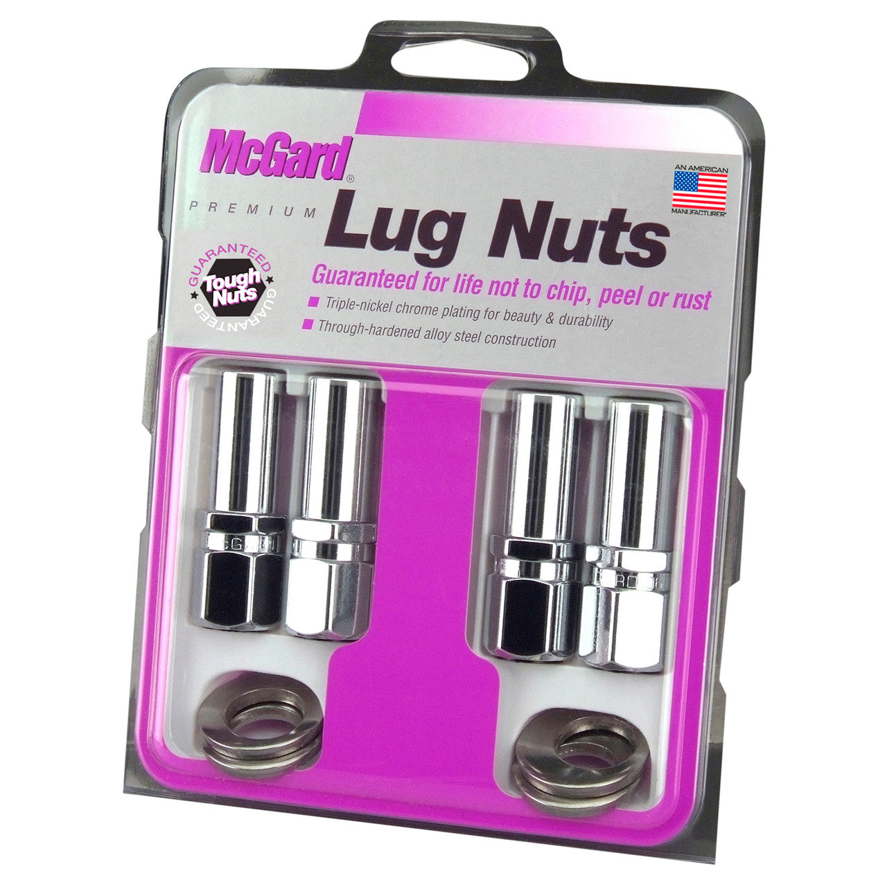 Mag-Shank Style Lug Nuts-Chrome 63002
