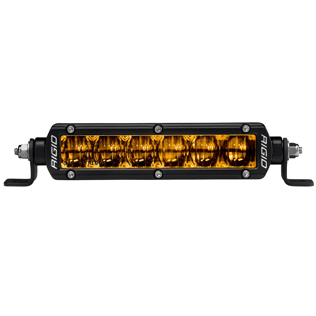 RIGID Industries SR-Series DOT-SAE J583 6 Inch Selective Yellow LED Fog Light, Pair