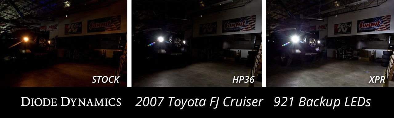 Diode Dynamics Backup LEDs for 2007-2014 Toyota FJ Cruiser (Pair) HP36 (210 Lumens)