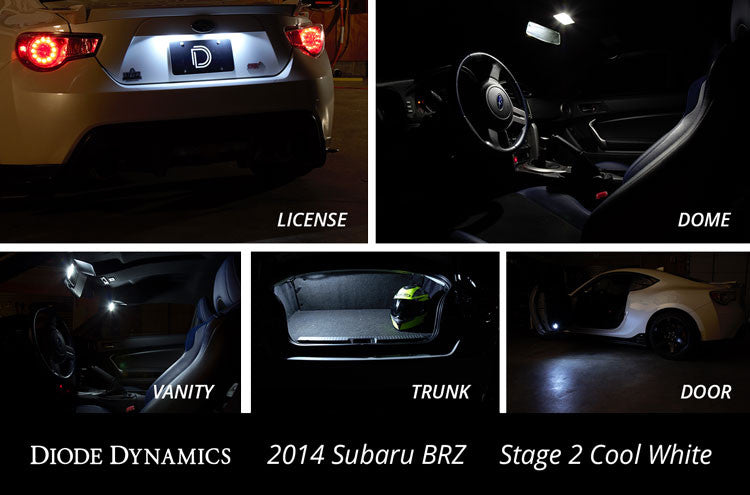 Diode Dynamics Subaru BRZ Interior Kit Stage 2 Blue