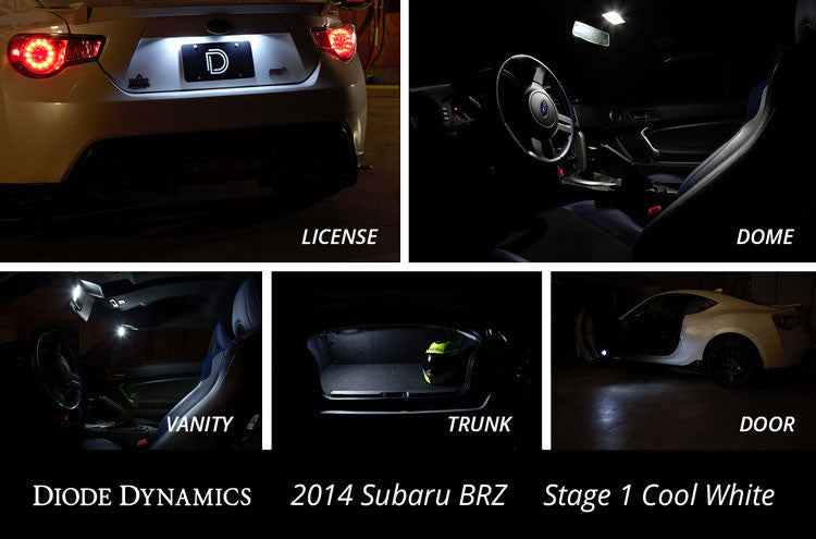 Diode Dynamics Subaru BRZ Interior Kit Stage 1 Cool White