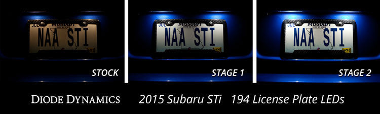 Diode Dynamics 2015-2019 Subaru WRX Interior Light Kit Stage 2 Blue