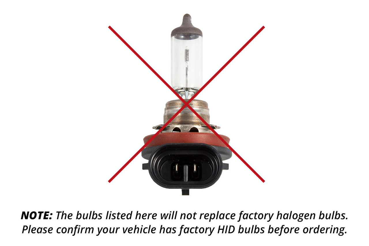 Diode Dynamics Replacement OEM HID Bulbs for 2017 Kia Forte Sedan Pair 5000K