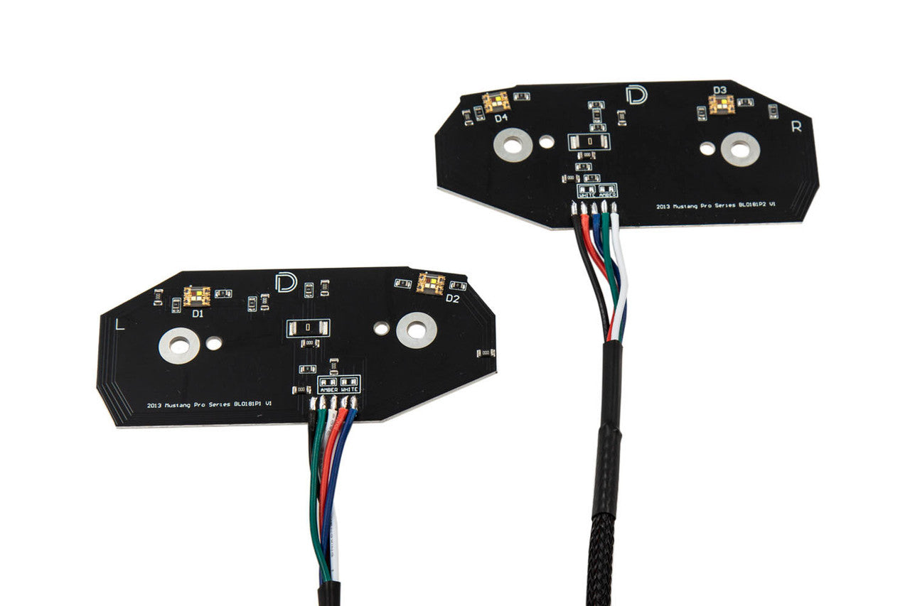 Diode Dynamics Mustang RGBW DRL LED Boards 13-14 Ford Mustang RGBW DRL LED Boards