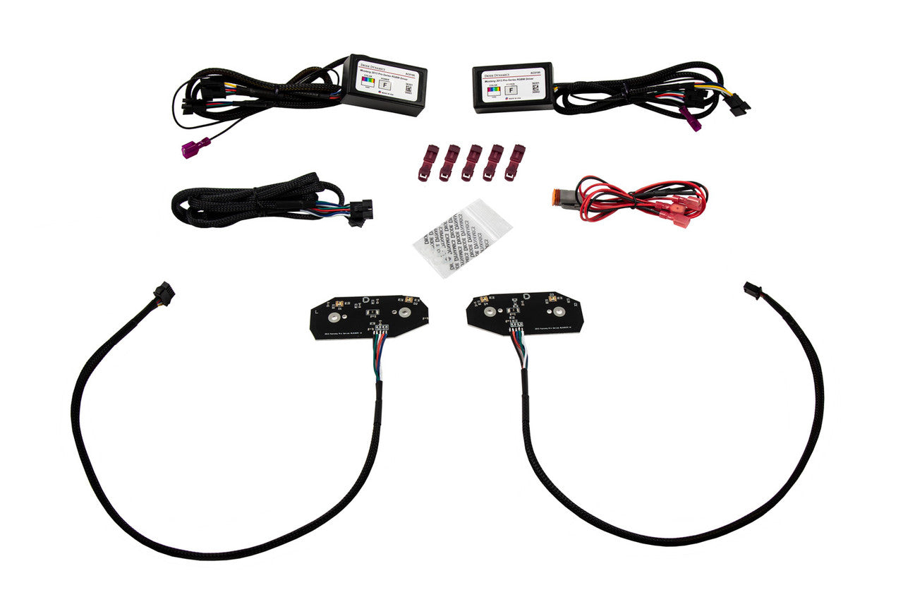 Diode Dynamics Mustang RGBW DRL LED Boards 13-14 Ford Mustang RGBW DRL LED Boards