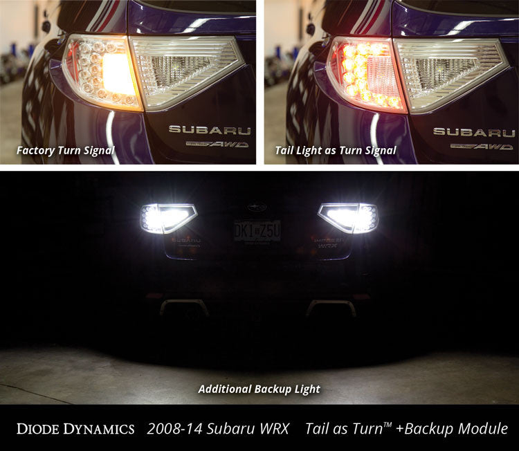 Diode Dynamics 2008-2014 Subaru WRX-STIHatchback Tail as Turn