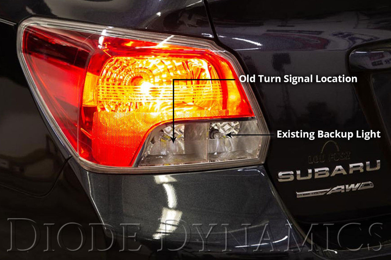 Diode Dynamics 2012-2016 Subaru Impreza Sedan Tail as Turn Kit w- Backup Stage 1