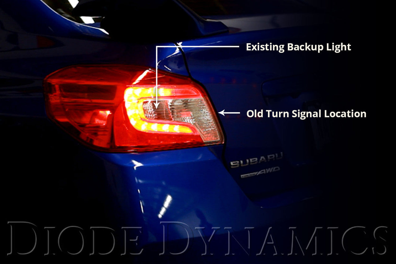 Diode Dynamics Tail as Turn Kit w- Backup for 2015-2021 Subaru WRX - STi, Stage 2