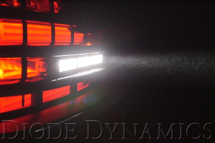 Diode Dynamics 18 Inch LED Light Bar Single Row Straight Clear Wide Each Stage Series