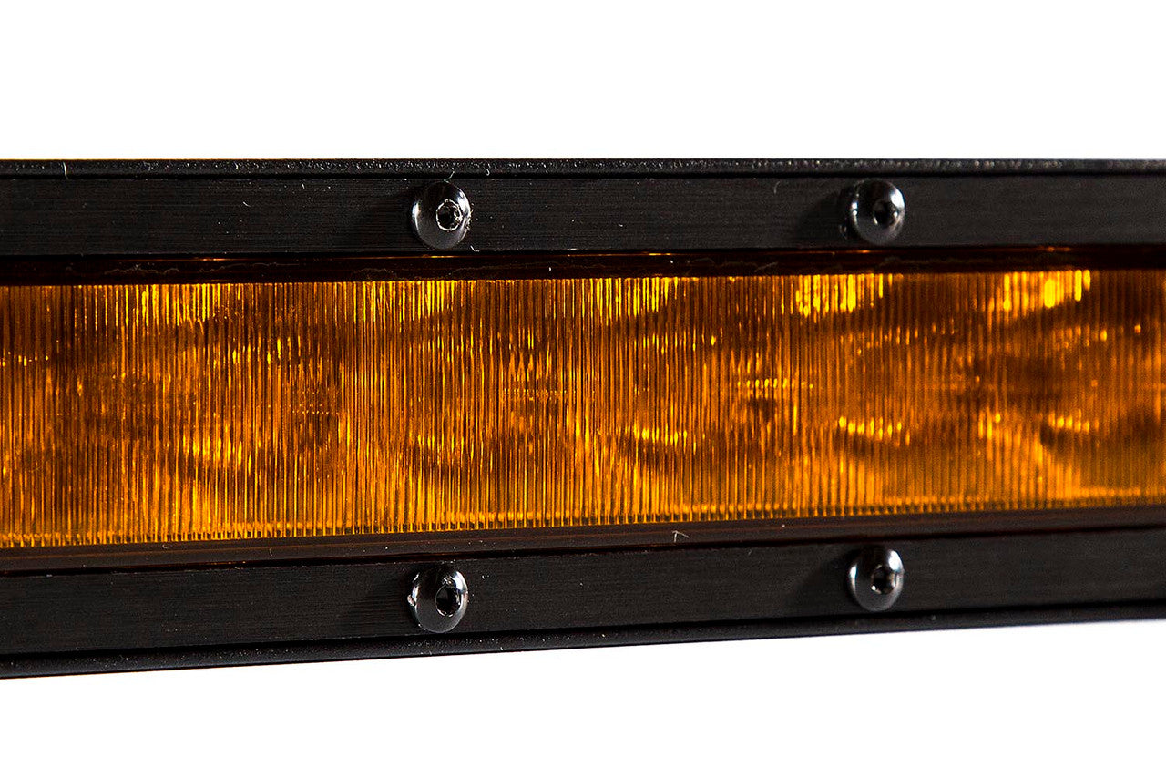 Diode Dynamics 42 Inch LED Light Bar Single Row Straight Amber Driving Each Stage Series