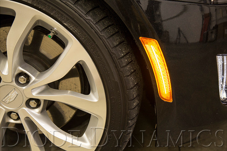 Diode Dynamics Cadillac ATS LED Sidemarkers Pair 15-19 Cadillac ATS Non V Amber Pair