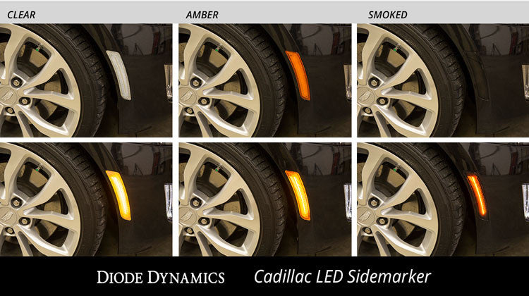 Diode Dynamics Cadillac ATS LED Sidemarkers Pair 14-19 Cadillac ATS Amber