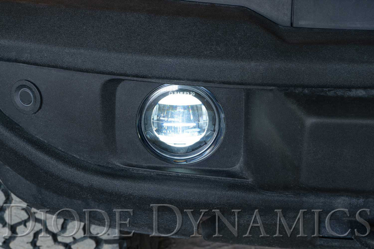 Diode Dynamics Elite Series Fog Lamps for 2012-2016 Fiat 500 Pair Cool White 6000K