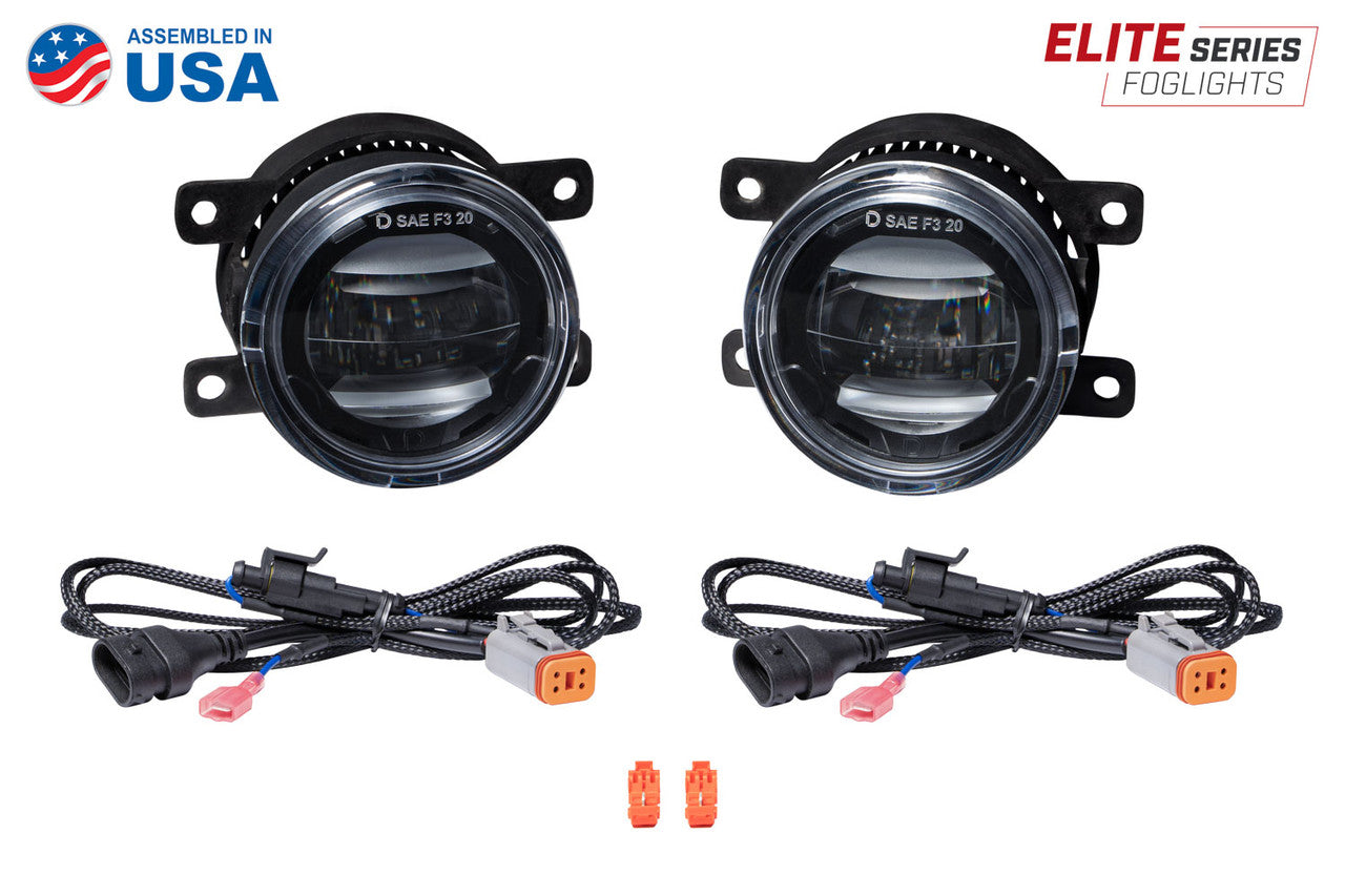 Diode Dynamics Elite Series Fog Lamps for 2008-2009 Ford Taurus X Pair Cool White 6000K