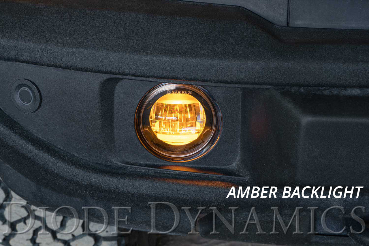 Diode Dynamics Elite Series Fog Lamps for 2019-2022 Ford Ranger Pair Yellow 3000K