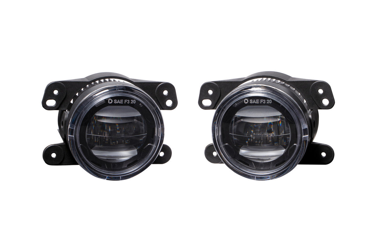 Diode Dynamics Elite Series Fog Lamps for 2014-2017 Jeep Cherokee Pair Cool White 6000K