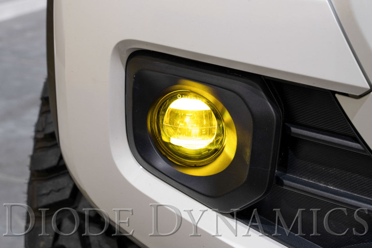 Diode Dynamics Elite Series Fog Lamps for 2013-2021 Toyota Tacoma Pair Yellow 3000K