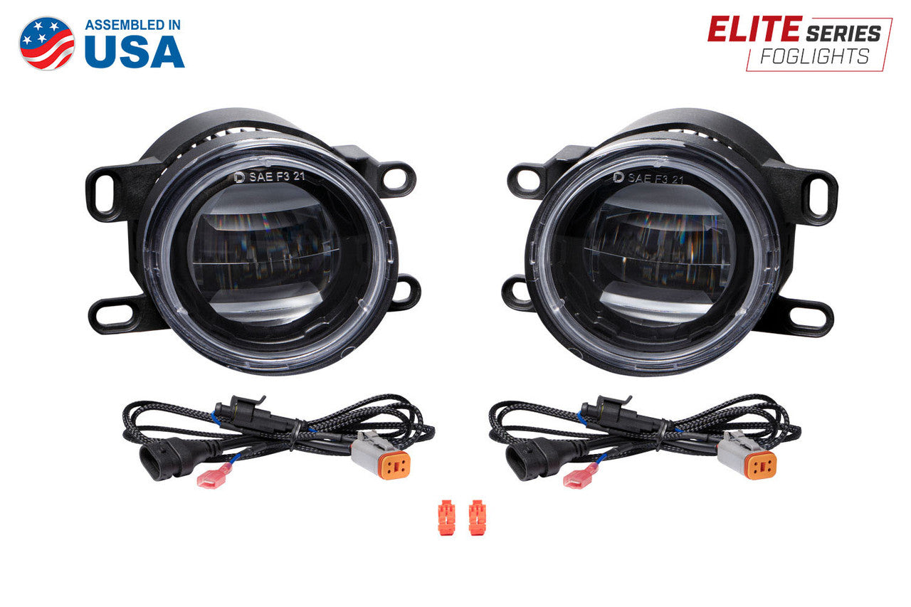 Diode Dynamics Elite Series Fog Lamps for 2011-2013 Lexus IS250 Pair Cool White 6000K