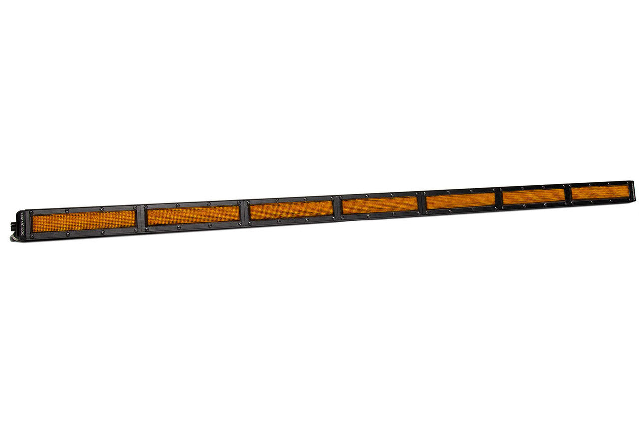 Diode Dynamics 42 Inch LED Light Bar Single Row Straight Amber Flood Each Stage Series