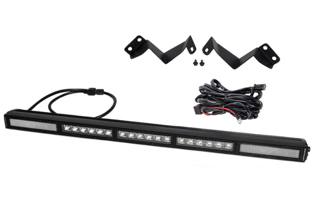 Diode Dynamics SS30 Stealth Lightbar Kit for 2016-2021 Toyota Tacoma, White Combo