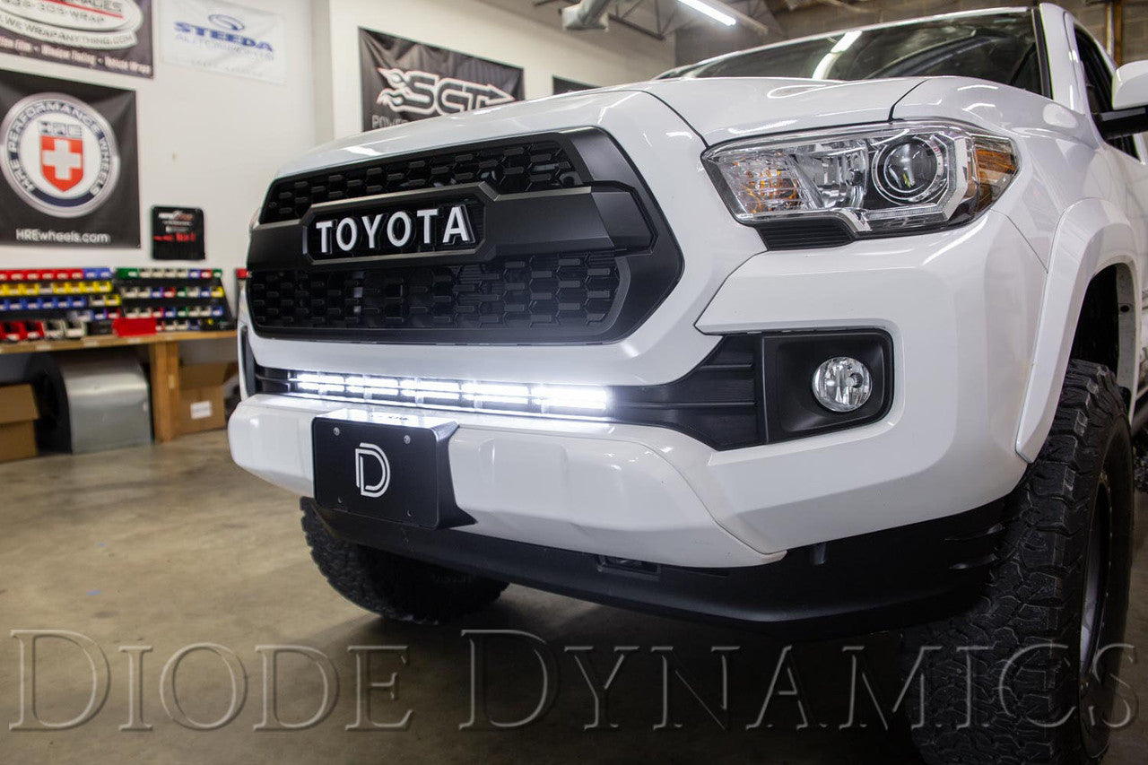 Diode Dynamics SS30 Stealth Lightbar Kit for 2016-2021 Toyota Tacoma, Amber Driving