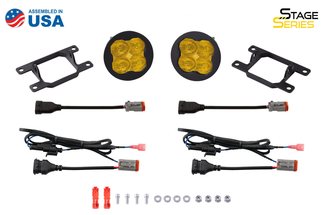 Diode Dynamics SS3 LED Fog Light Kit for 2011-2013 Acura TSX Yellow SAE-DOT Fog Pro